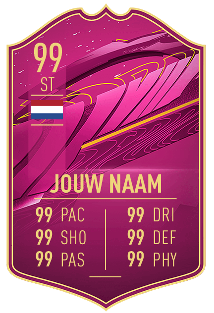 Afbeelding in Gallery-weergave laden, Je eigen Fifa kaart maken op de FUT Futties kaart achtergrond uit Fifa Ultimate Team