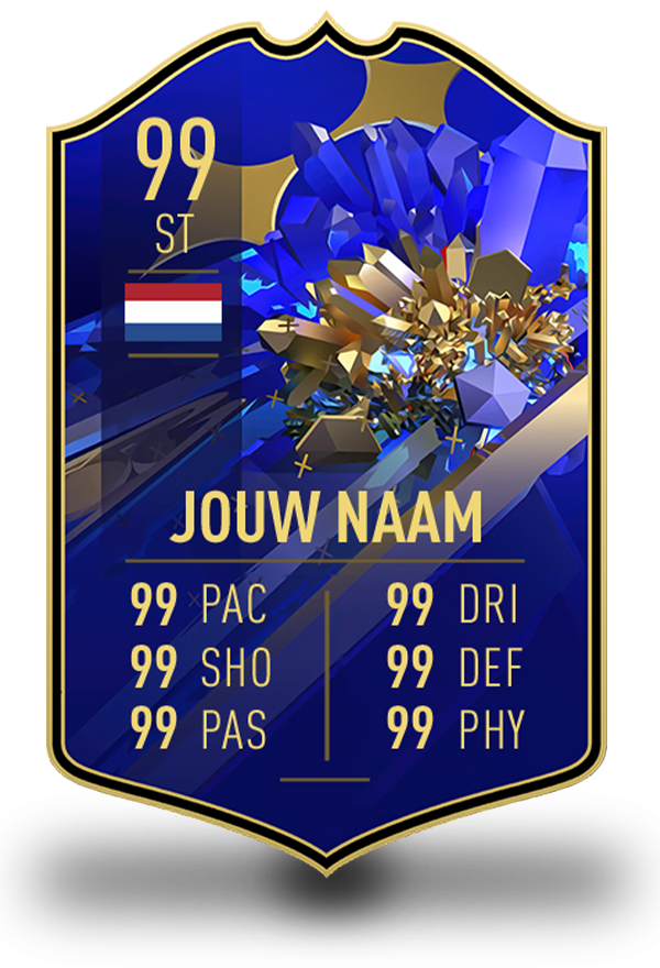 S22 Eigen FIFA Kaart TOTY - Eigen Fifa Kaart - Maak je eigen Fifa kaart